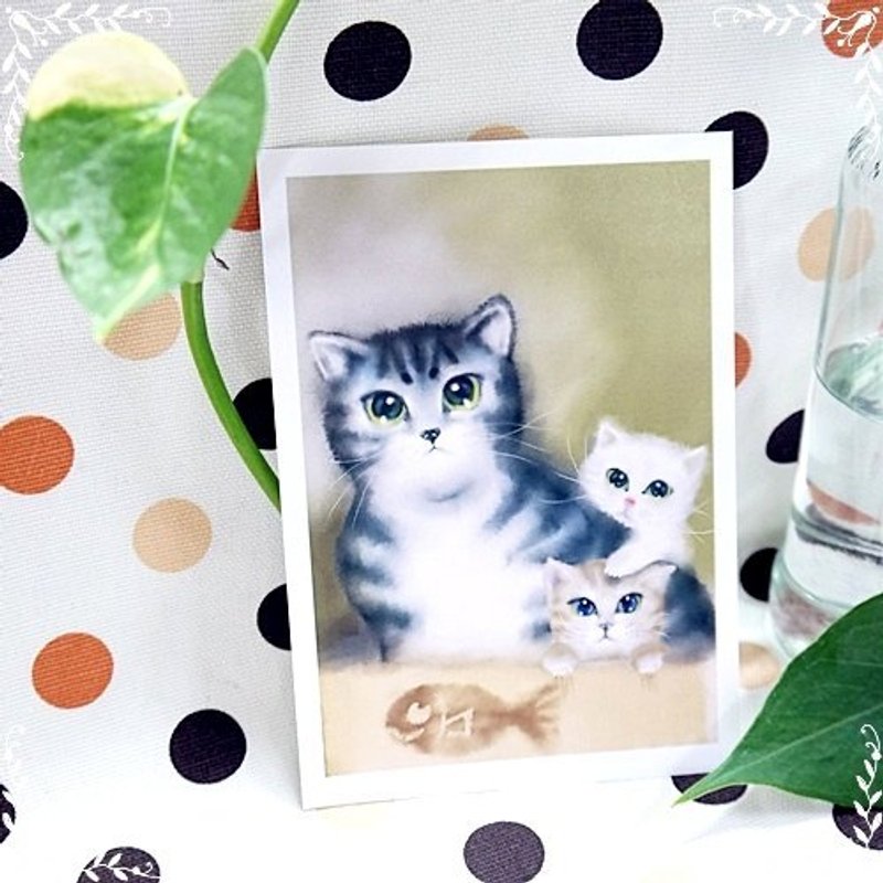 大卫画猫_精选明信片(二)猫咪宅急便(一套六张) - 卡片/明信片 - 纸 