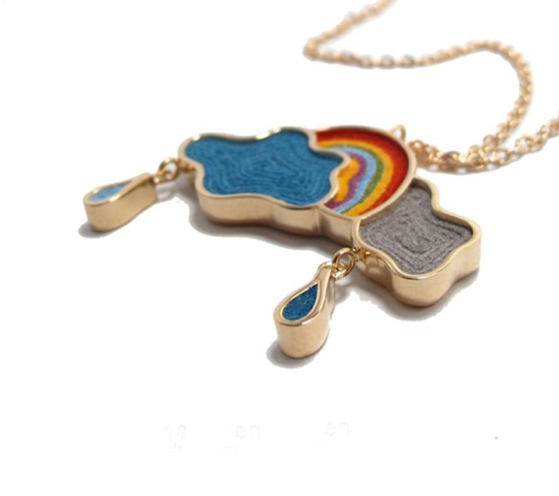 手工金属彩虹项链/手工项链 - 项链 - 其他金属 多色