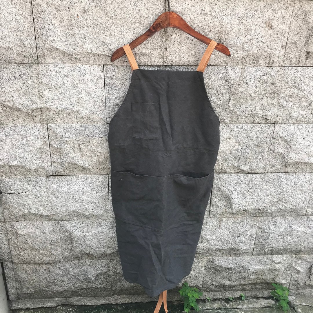 Sienna职人工作服围裙 - 围裙 - 其他材质 黑色