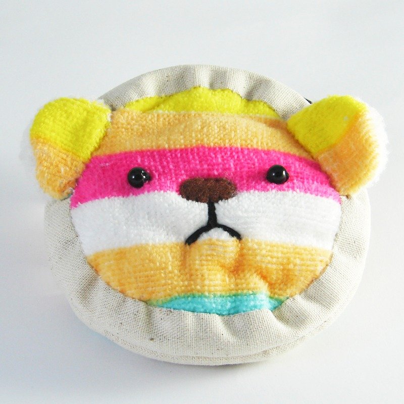 Cheerful。““熊”可爱”定制姓名 拉链零钱包~热情奔放 - 零钱包 - 其他材质 多色