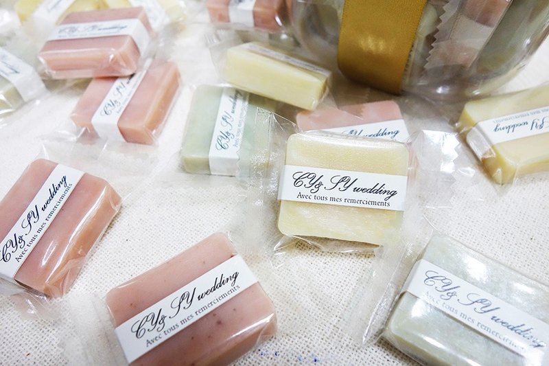 Mini Soap │现货· 缤纷糖果皂│起订量10个│旅行小皂、探房礼、送客礼、二次进场、婚礼小物、企业赠礼 - 肥皂/手工皂 - 植物．花 多色