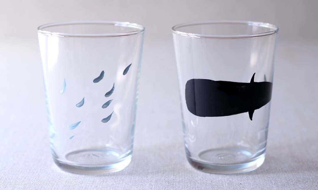 花之良展 § 小雨点冷水杯 - 茶具/茶杯 - 玻璃 灰色