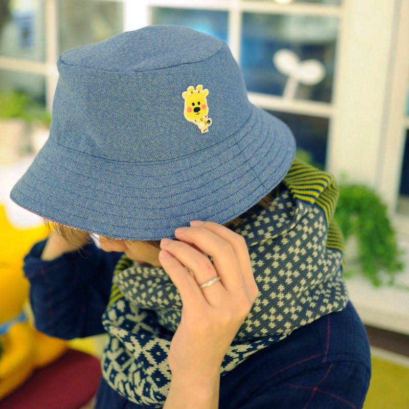 动物双面渔夫帽＿牛仔蓝 - 帽子 - 其他材质 蓝色