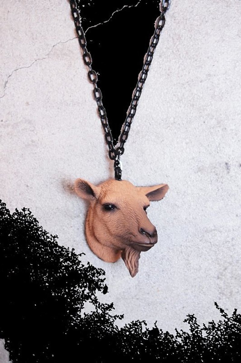 Double M 魔幻动物项链-山羊篇 - 项链 - 其他材质 咖啡色