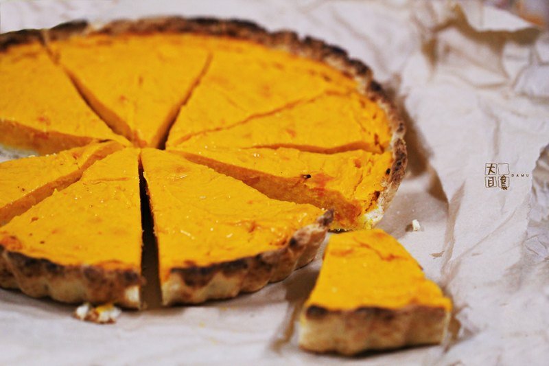 大目农田 / 新鲜南瓜派  7" - 蛋糕/甜点 - 新鲜食材 橘色