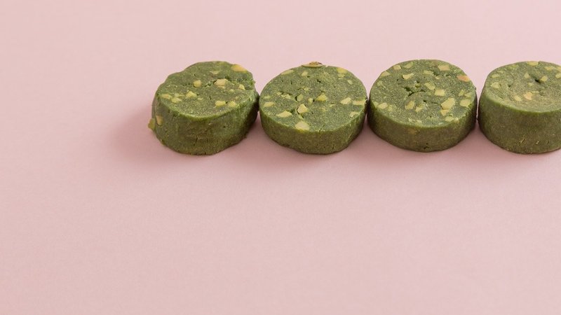 抹茶杏仁圆饼<记住艰难的日子，因为我们要继续往前走> - 蛋糕/甜点 - 新鲜食材 绿色