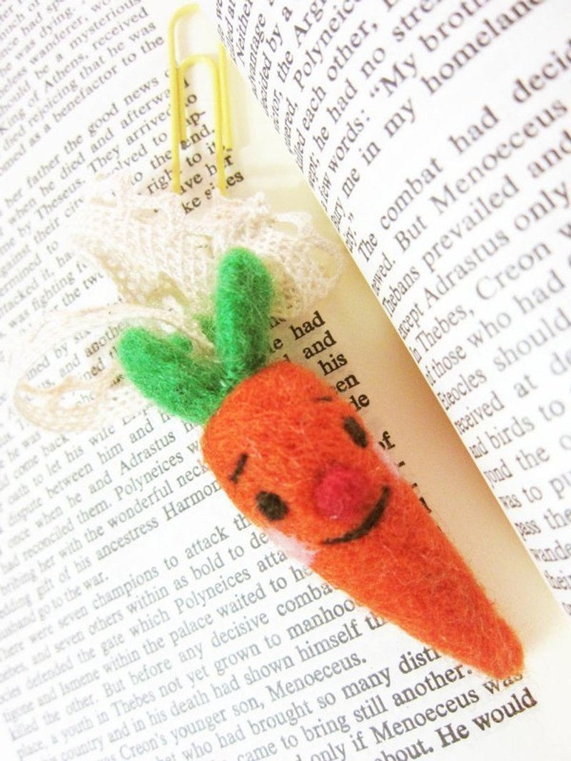 冏 胡萝卜先生 书签 书夹 - 其他 - 羊毛 