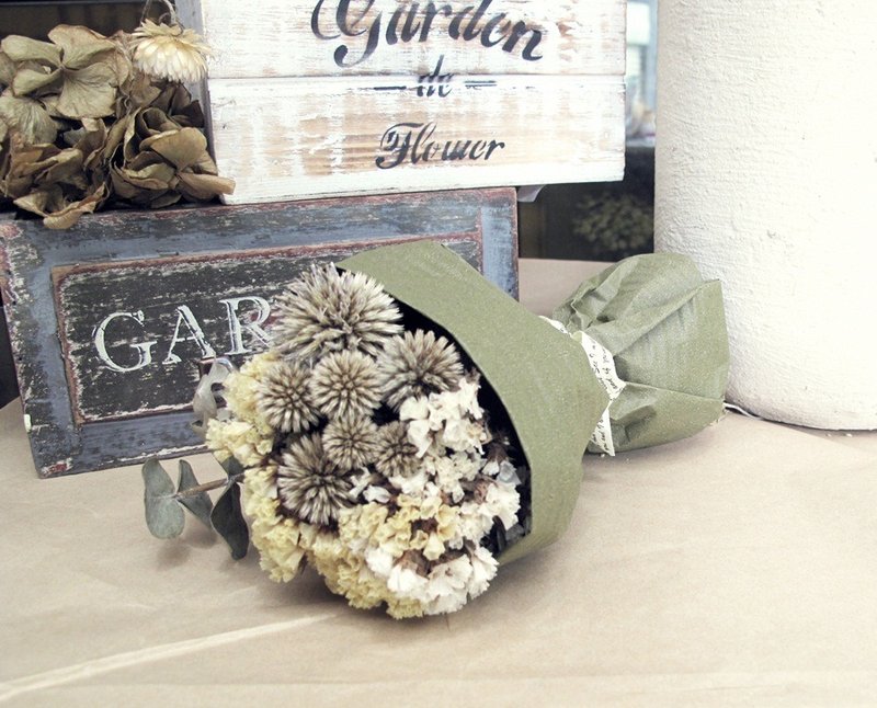 干燥小花束S - 植栽 - 植物．花 绿色