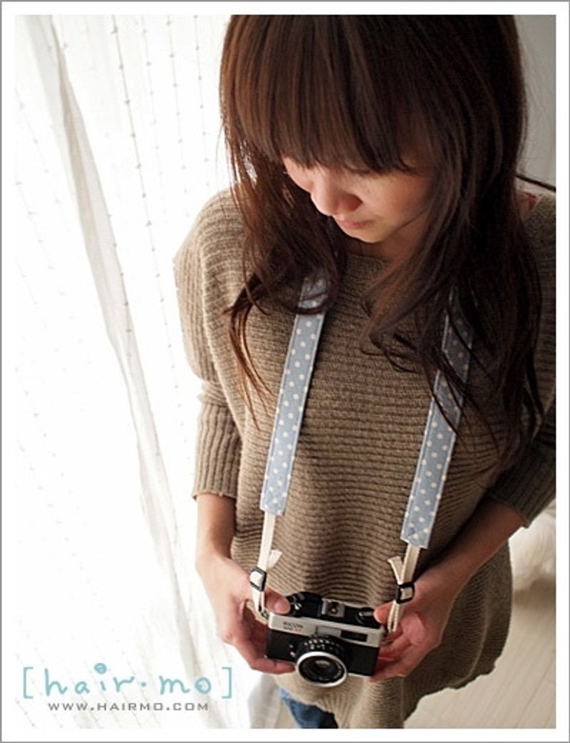 hairmo。蓝点点单眼双背相机带(1) - 证件套/卡套 - 其他材质 粉红色