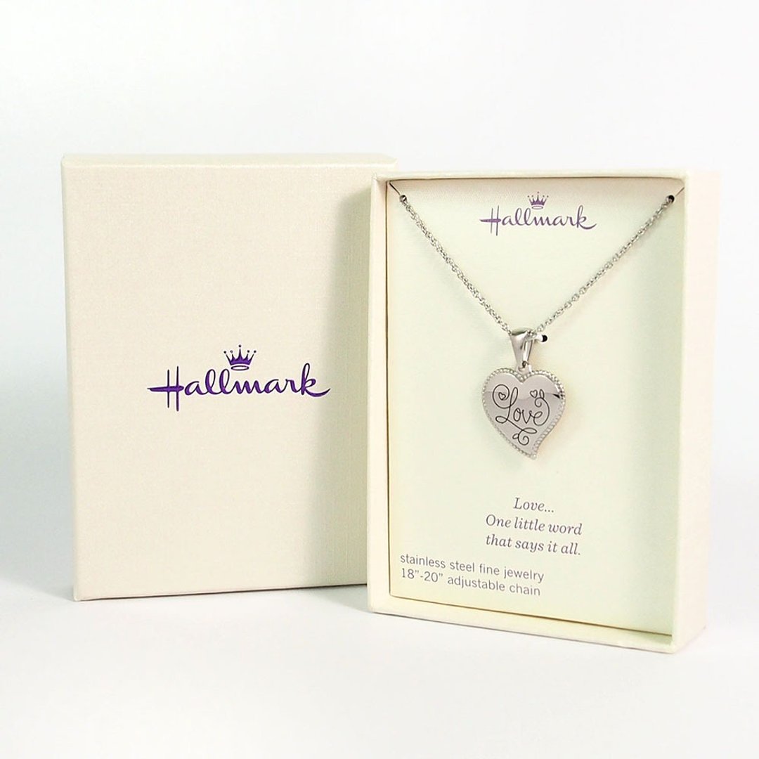 造型项链 爱 完全【Hallmark-礼品 项錬】 - 项链 - 其他材质 银色