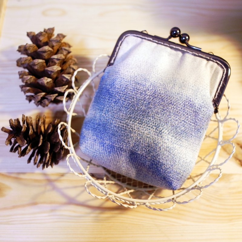 渐层蓝  小东西口金袋 - 零钱包 - 其他材质 蓝色