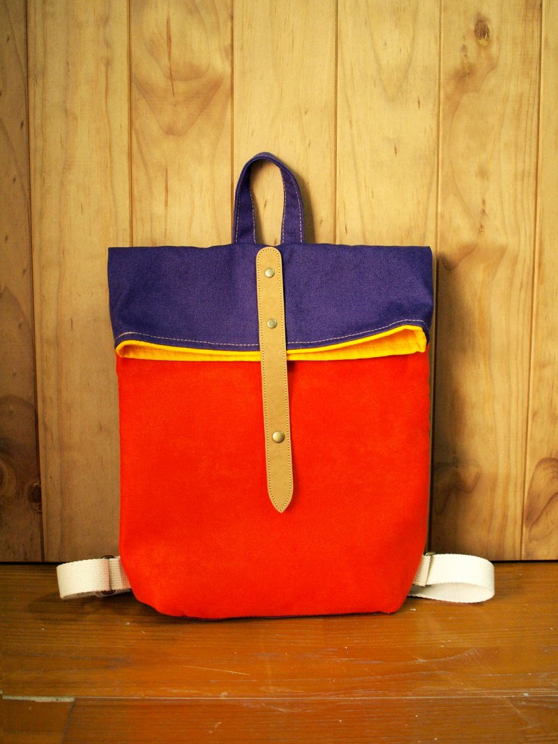 1pinfun ♡ 腰折炮炮 后背包* - 后背包/双肩包 - 其他材质 多色