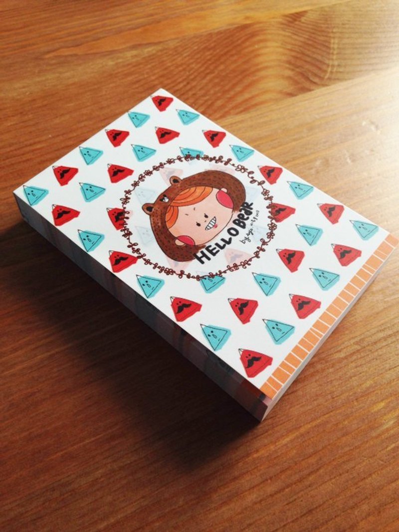 爱熊成痴便条纸 - 便条纸/标签贴 - 纸 多色