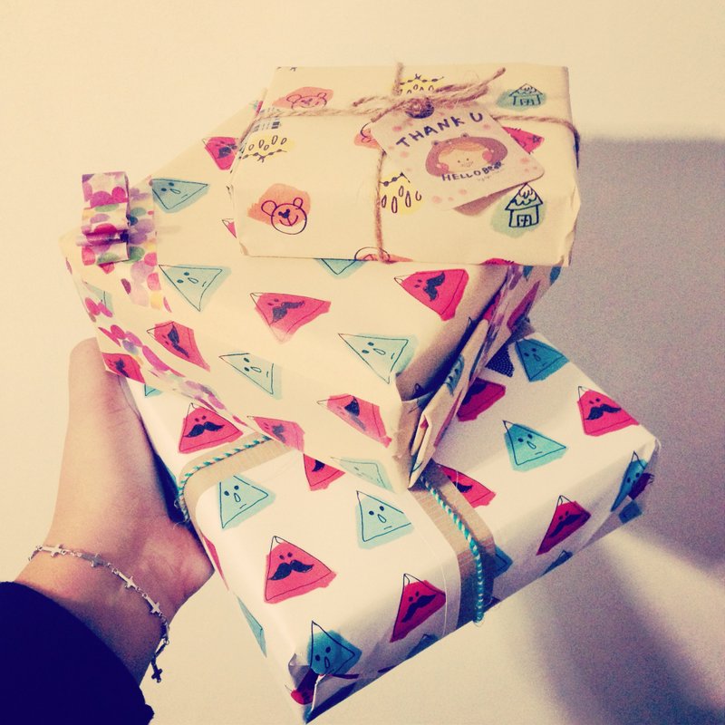 三角饭团包装纸 - 其他 - 纸 多色