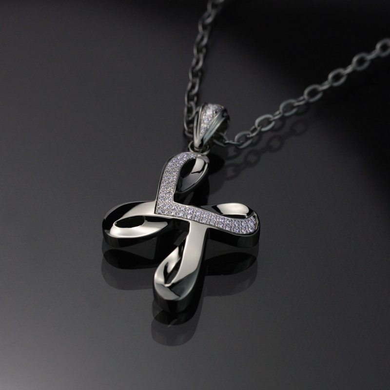 金点设计奖 【相惜 Treasure 】密钉镶 316L白钢项链 - 项链 - 其他金属 灰色