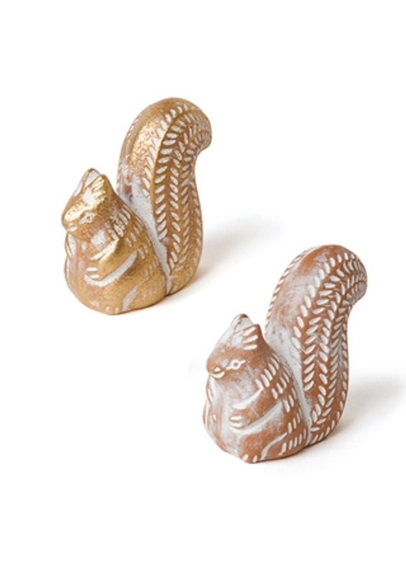 地球树fair trade-“生活杂货系列”-森林的松鼠(一对) - 摆饰 - 其他材质 