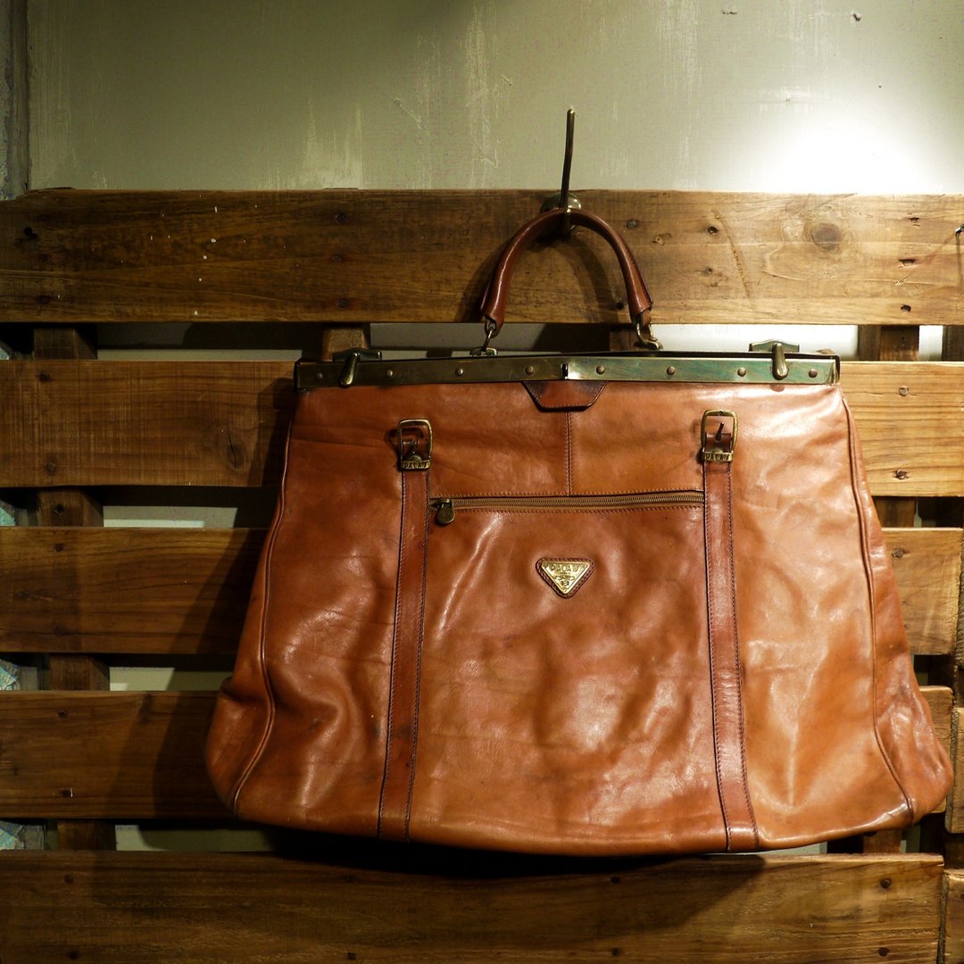 夕卡 Shika // Vintage bag PACA'S  firenze 经典皮革制大医生包 made in italy {A8-008} - 手提包/手提袋 - 其他材质 咖啡色