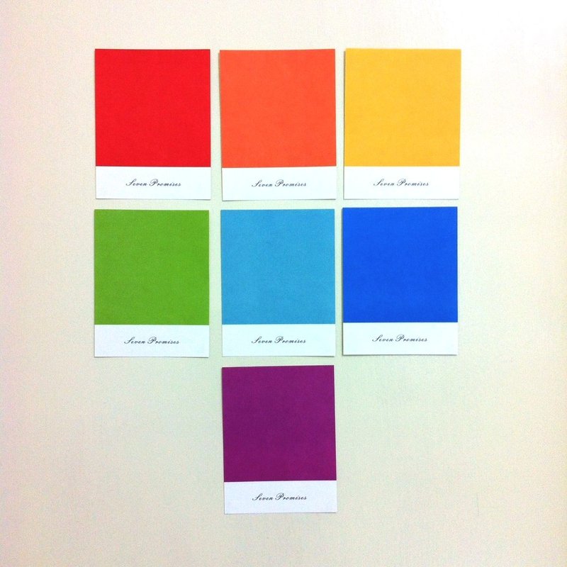 Seven Promises_圣经文创_福音卡 - 卡片/明信片 - 纸 多色