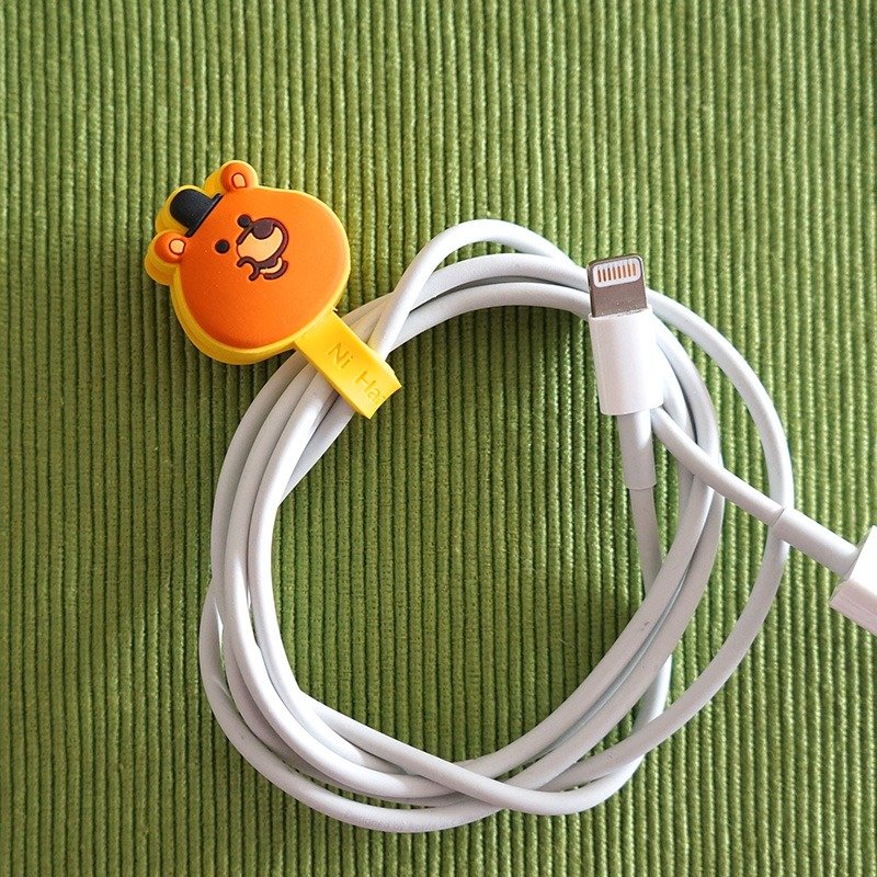 Ni Hao Im FiFi 可爱绑线带 - 熊熊 (黄) - 其他 - 塑料 黄色