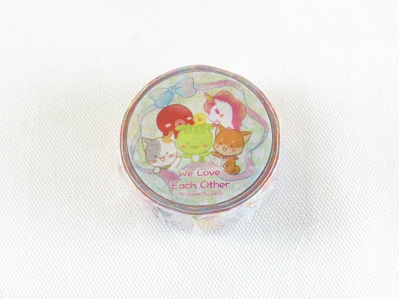 出7蛋   鸡蛋  情人节/相亲相爱款 日制和纸胶带 - 纸胶带 - 纸 多色