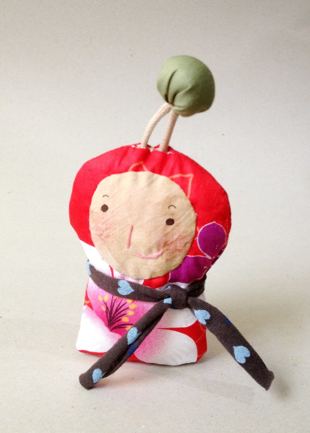 我的钥匙包_不倒娃（季节限定） - 钥匙链/钥匙包 - 棉 红色