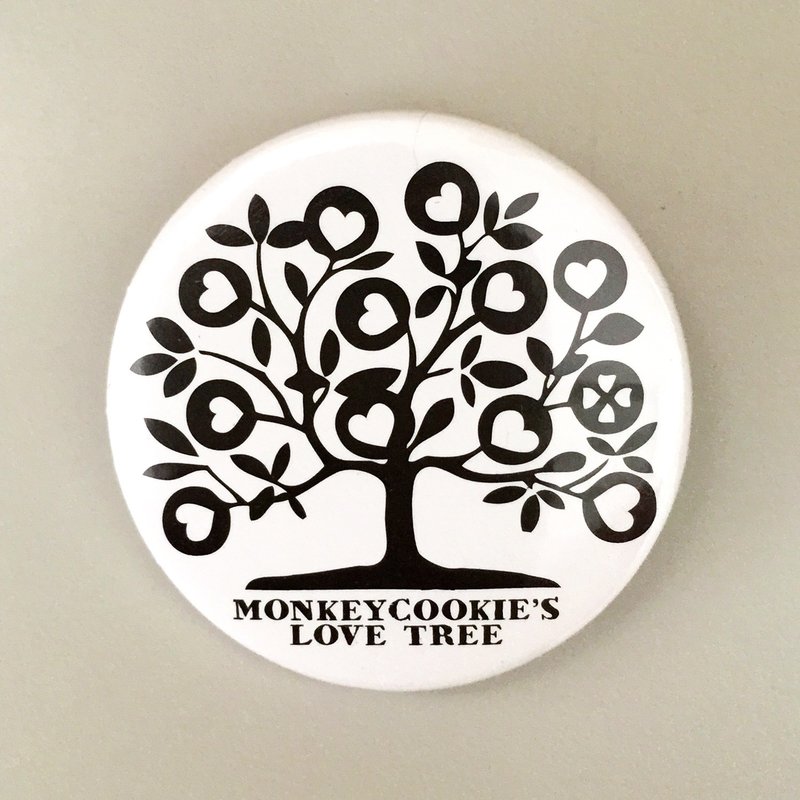 胸章 爱之树之花开版 | MonkeyCookie - 徽章/别针 - 塑料 白色