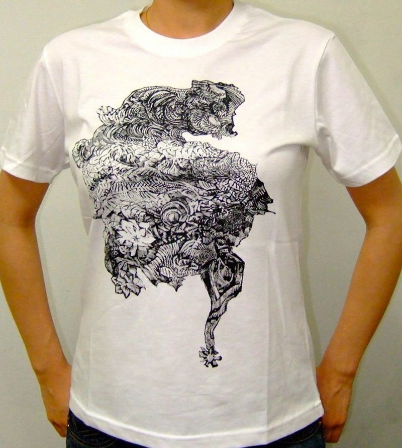 The Significant Travel 白色精梳棉T恤  L - 女装 T 恤 - 棉．麻 白色