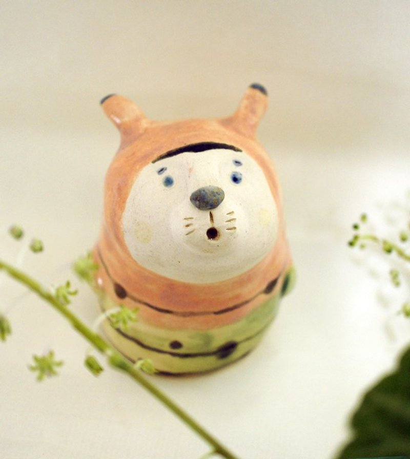 ［手感陶作］皮斯咔-sing a song - 花瓶/陶器 - 其他材质 多色