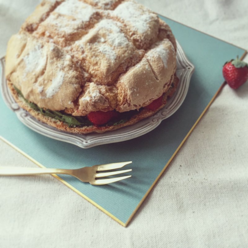【天使的汤匙】京都宇治草莓黛莉丝蛋糕 *浓味* - 咸派/甜派 - 新鲜食材 绿色