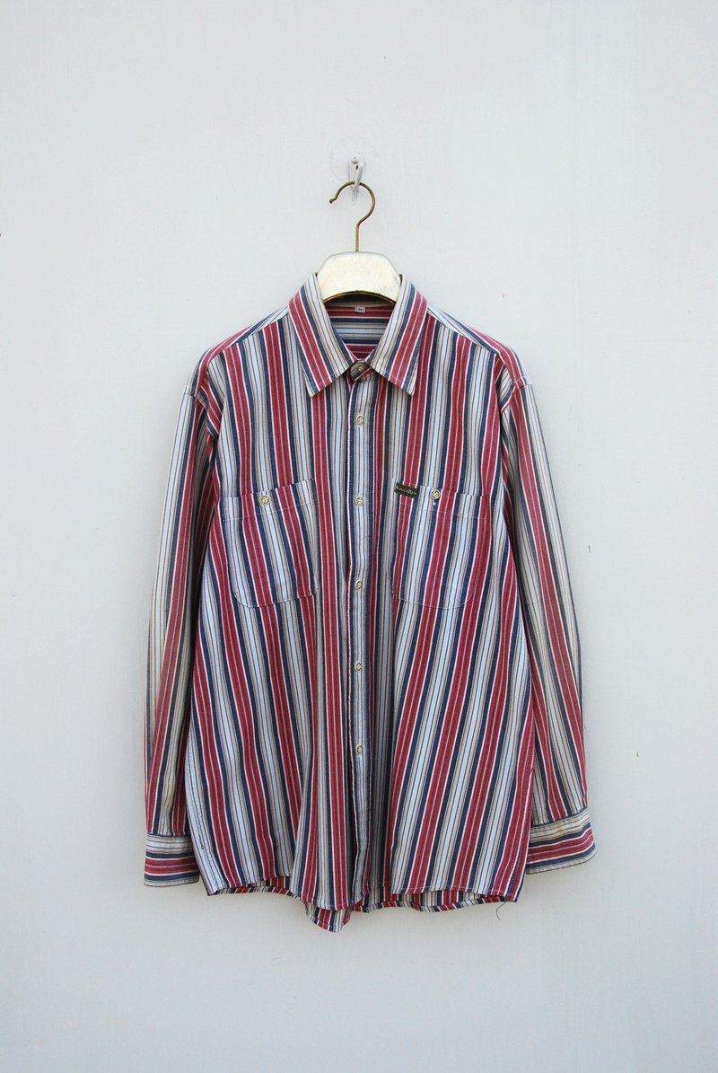 古着条纹衬衫 - 女装衬衫 - 其他材质 