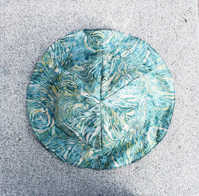 [CURLY CURLY] 新桥 /一朵 帽 A Flower Of Hat (双面戴) - 帽子 - 其他材质 蓝色