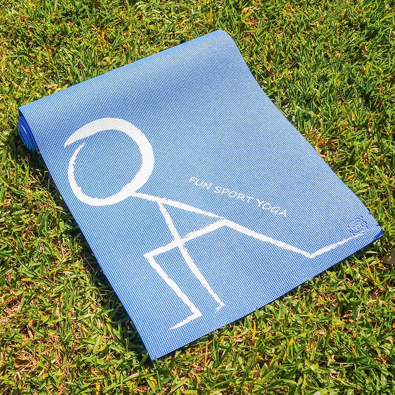 Fun Sport yoga 快乐操伸展瑜珈垫（蓝）送瑜珈背袋+束带 - 瑜珈垫 - 其他材质 蓝色