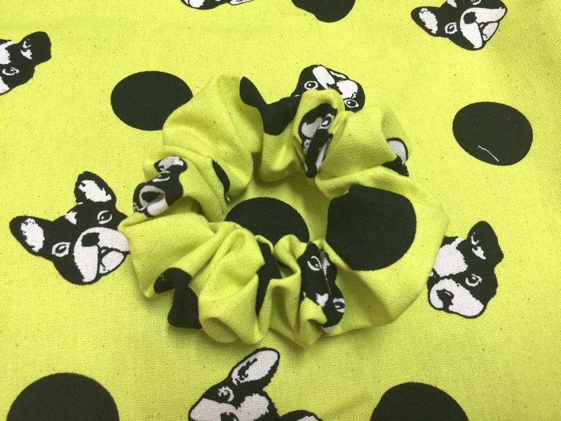 波点斗牛大肠圈 - 发饰 - 其他材质 绿色