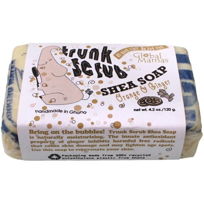 非洲迦纳手工黑肥皂＋橘子＋姜 - 香薰/精油/线香 - 植物．花 