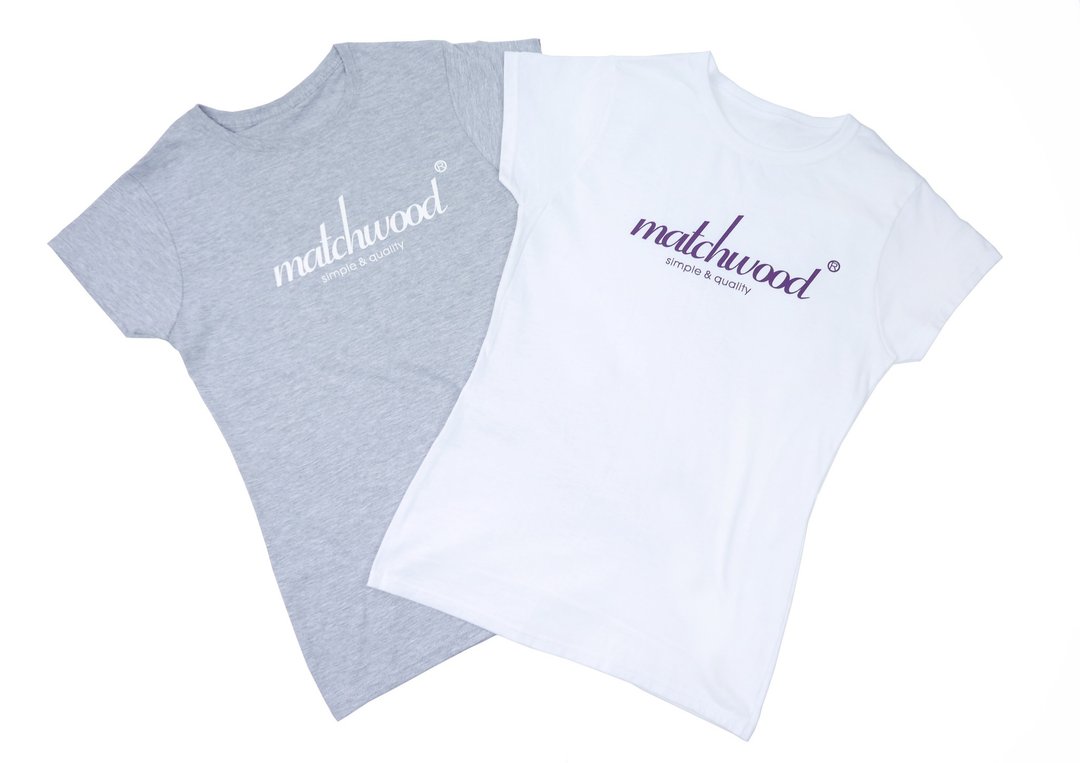火柴木设计 Matchwood 2015限量纪念经典LogoTee 美规高舒适滚筒短T 100% 纯棉 女版白色XS号 - 女装 T 恤 - 棉 白色