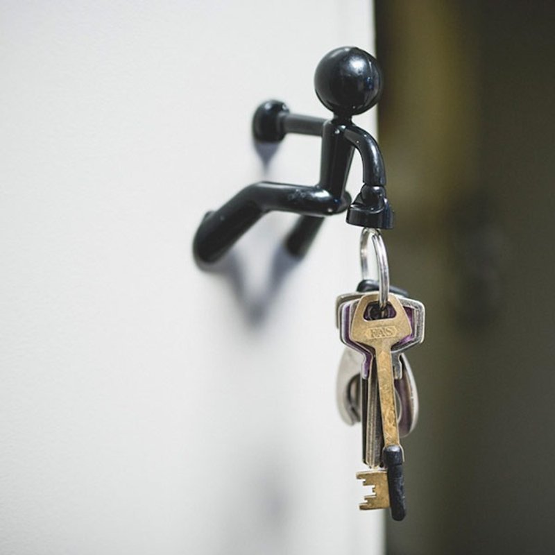 〔SUSS〕MB以色列设计-让你钥匙不再乱丢的攀岩吸铁挂勾小人(黑)-现货免运 - 其他 - 塑料 黑色