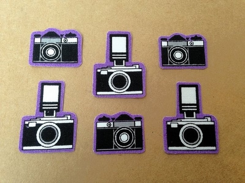 ::贴纸搜集簿::布贴纸·拍一张照  相机│abbiesee礼 物 店 - 贴纸 - 其他材质 