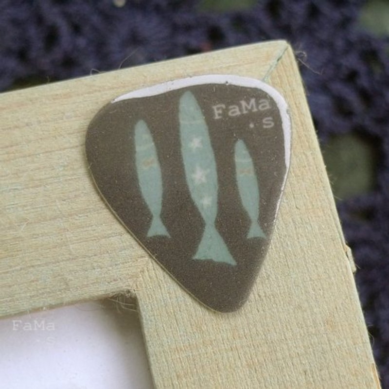 FaMa·s Pick吉他弹片-鱼儿 - 吉他配件 - 塑料 黑色