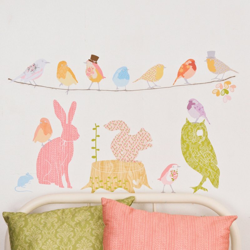 森林家族  <love mae 澳洲环保无毒专利壁贴 中> - 墙贴/壁贴 - 其他材质 