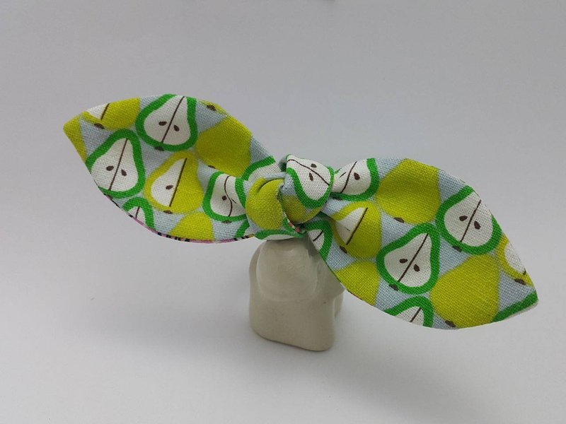 双面兔耳/蝴蝶结发束(水果F) - 发饰 - 其他材质 多色