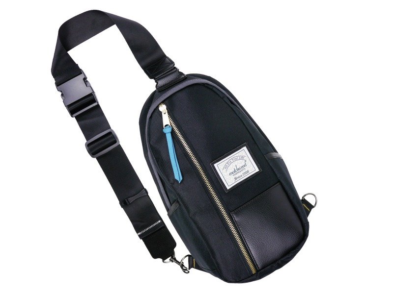 质感皮革小包 Hunter Shoulder Bag 皮革款 单肩后背包 礼物 - 侧背包/斜挎包 - 防水材质 黑色