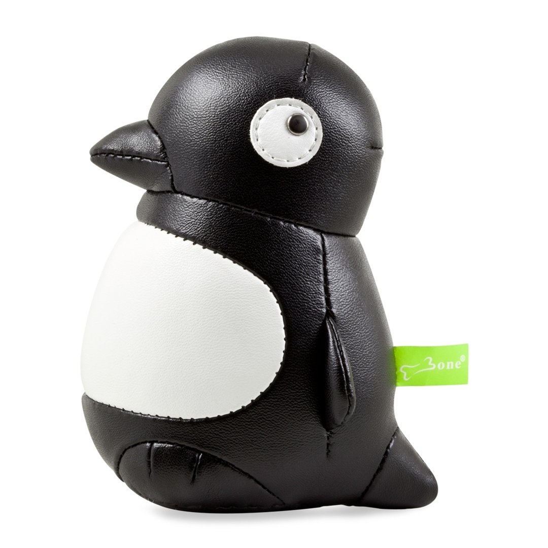 Maru Penguin 企鹅小丸皮革纸镇-黑 - 摆饰 - 真皮 黑色