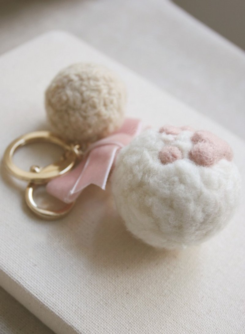 超萌猫爪肉垫防尘塞─高子艾专属卖场 - 项链 - 羊毛 粉红色