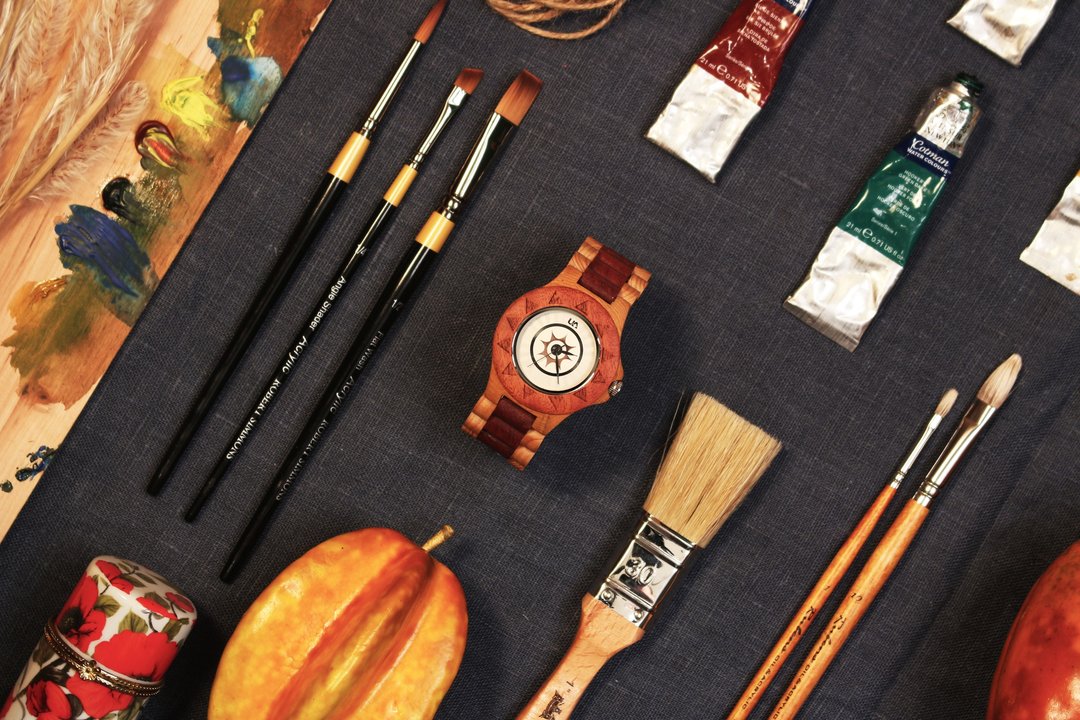 【木研所】能量健康木表-Wooden watch (真情涌现) - 其他 - 木头 咖啡色