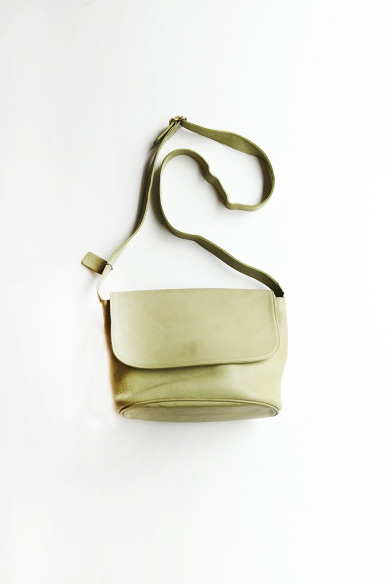 A ROOM MODEL - VINTAGE，BC-2018 COACH青绿肩背包 - 侧背包/斜挎包 - 真皮 绿色