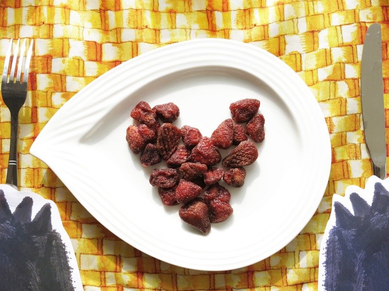 幸福果铺-幸福大湖草莓干分享包 - 水果干 - 新鲜食材 红色