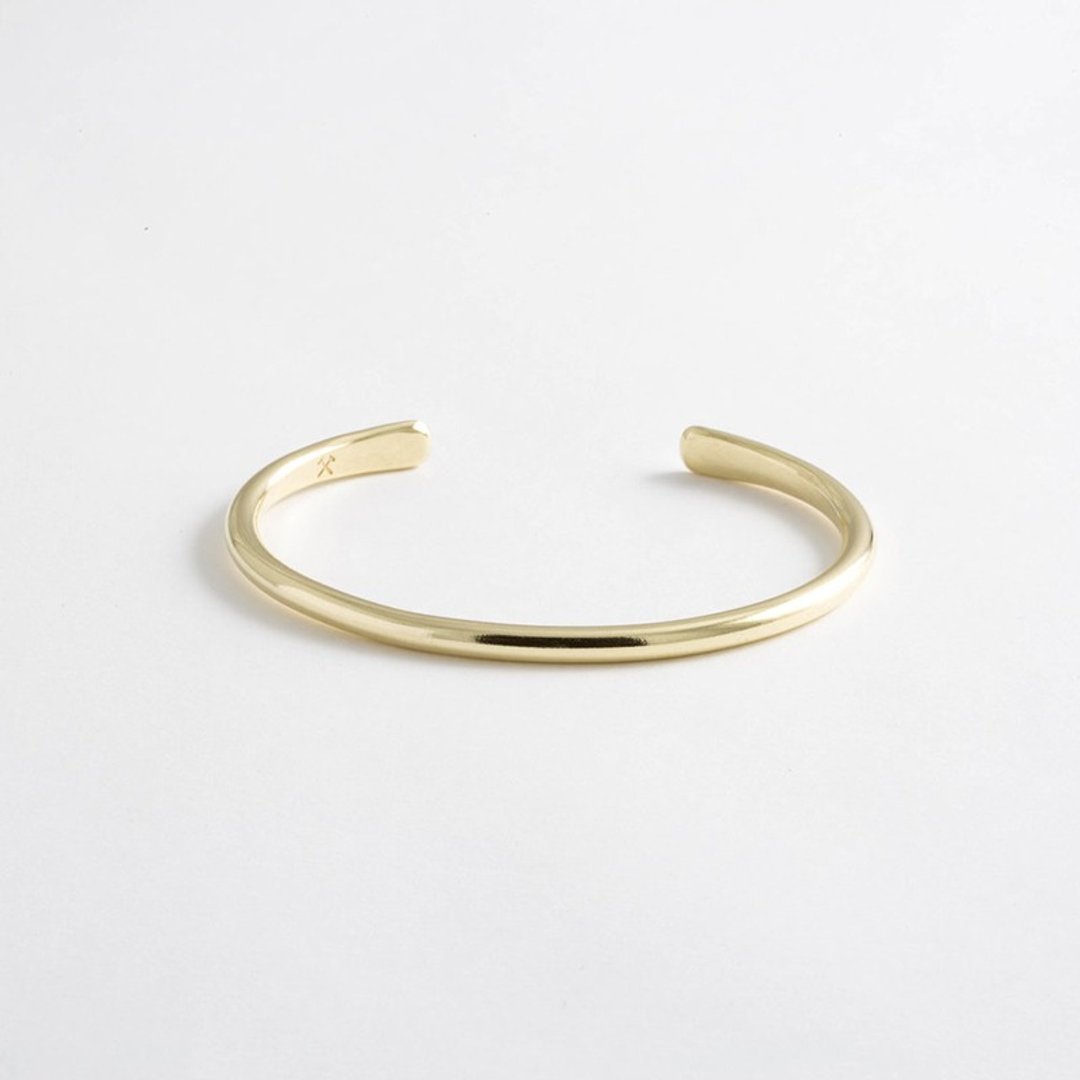 美国职人品牌Studebaker Metals - 纯手工锻造Champion Cuff 黄铜 - 手链/手环 - 铜/黄铜 黄色