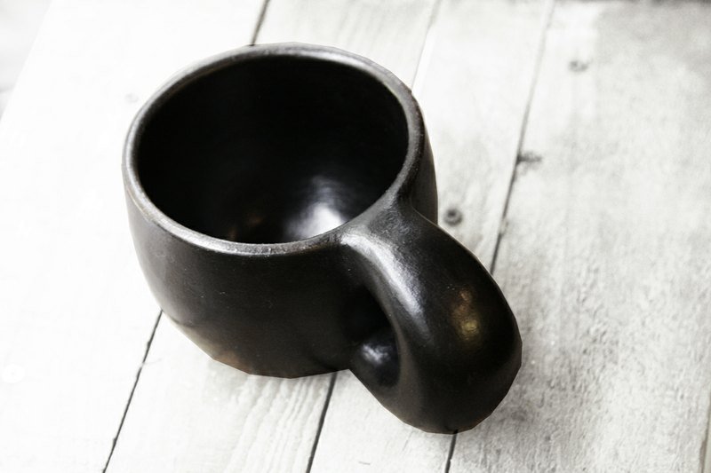 Black Fat mug 肥马克 黑色 - 咖啡杯/马克杯 - 其他材质 黑色