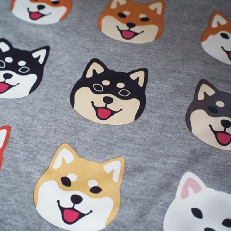 倉屋柴犬 柴犬T恤 - 中性连帽卫衣/T 恤 - 其他材质 白色