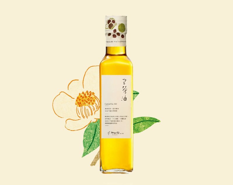 冷压苦茶油(进口籽) - 酱料/调味料 - 玻璃 咖啡色